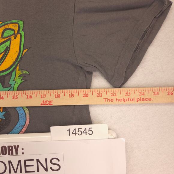 Rolling Stones Band Crew Neck Short Sleeve Graphic T Shirt Womens Size XL Gray - Picture 7 of 9